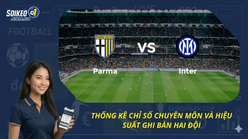 Chi tiết các chỉ số chuyên môn đã diễn ra trong trận đối đầu